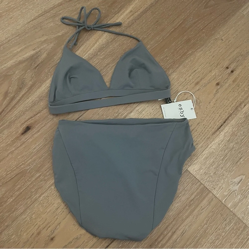 Esby blue two piece bikini swimsuit